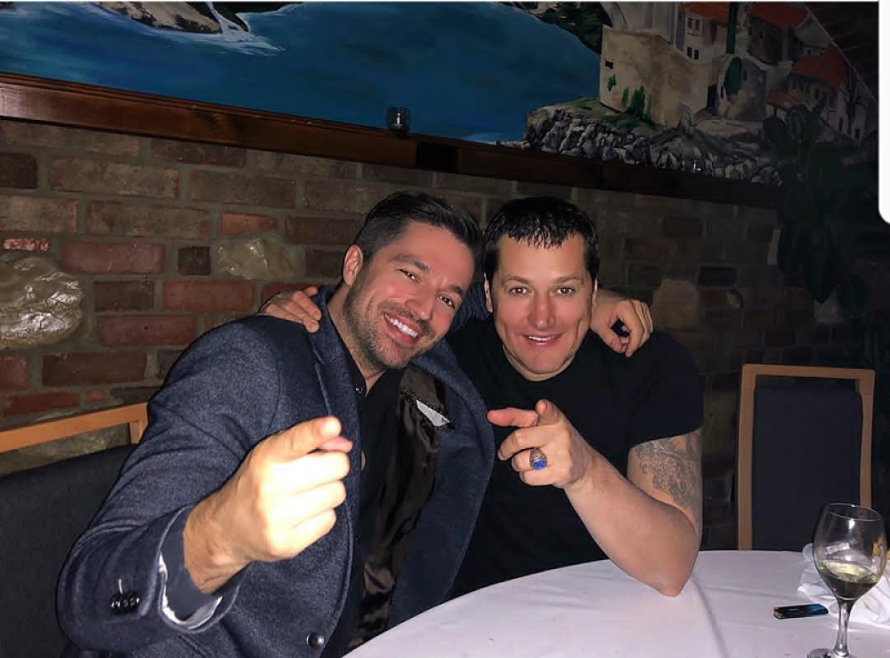 Aca uživa sa Vladom Stanojevićem