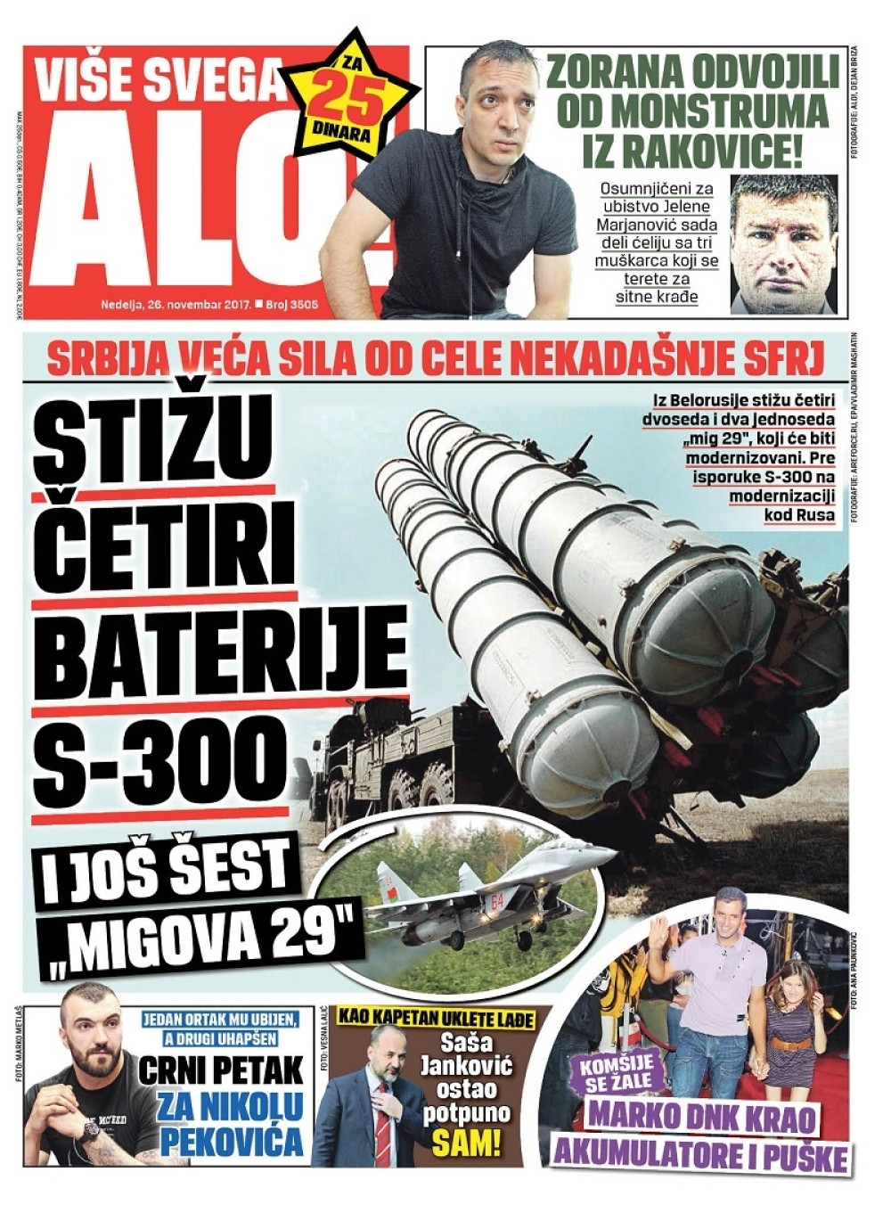 Naslovna za: 26.11.2017