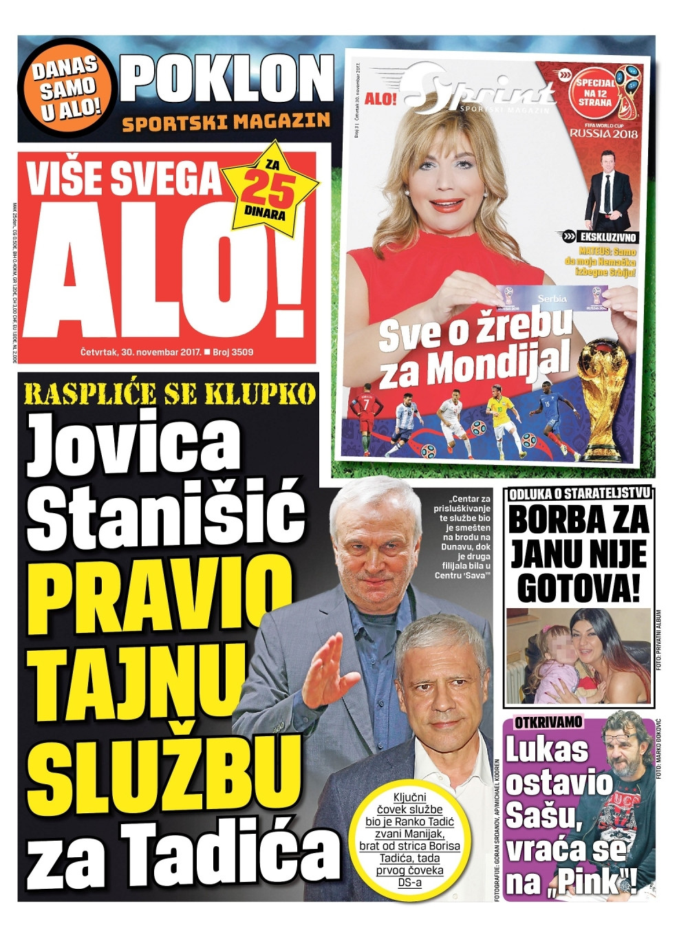 Naslovna za: 30.11.2017