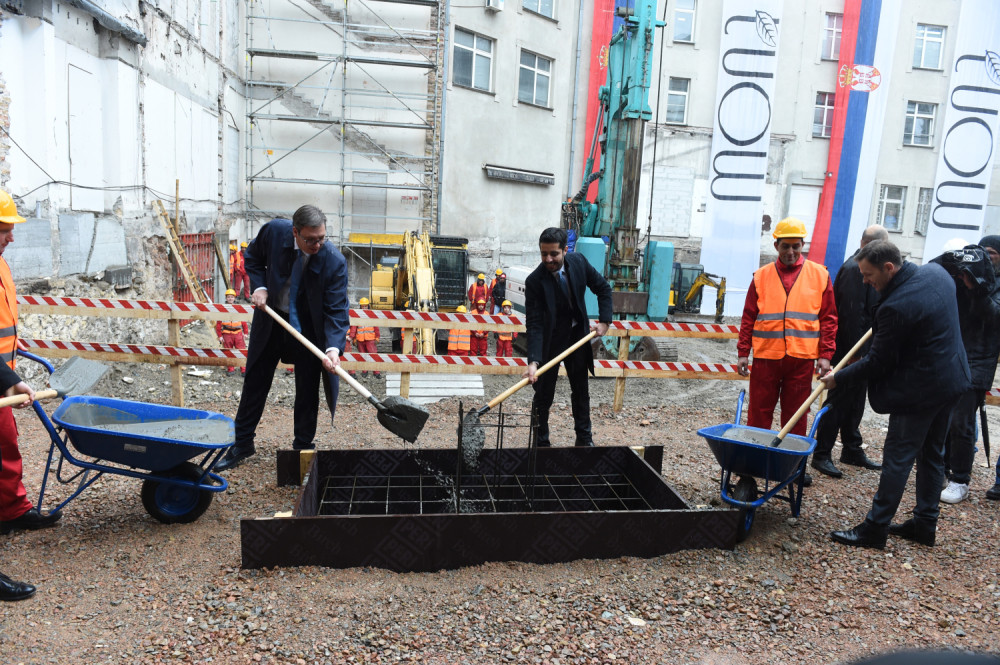 Vučić i Mali na svečanosti povodom početka izgradnje Mona Plaze (FOTO)