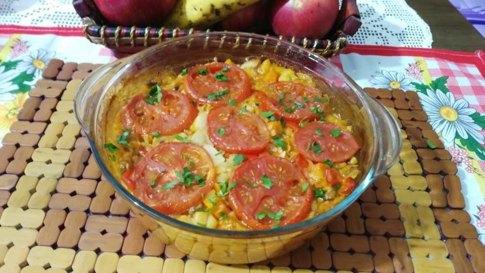 Posni đuveč sa šampinjonima i povrćem