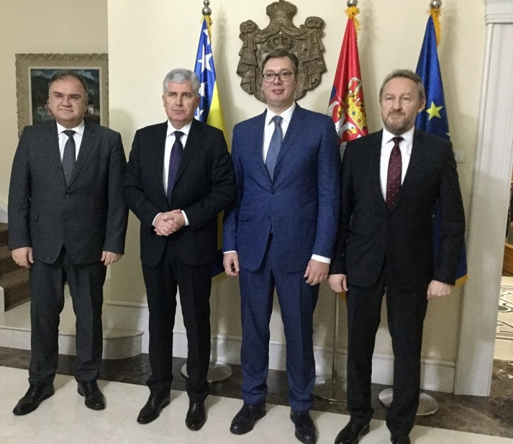 Članovi Predsedništva BiH doputovali u Beograd