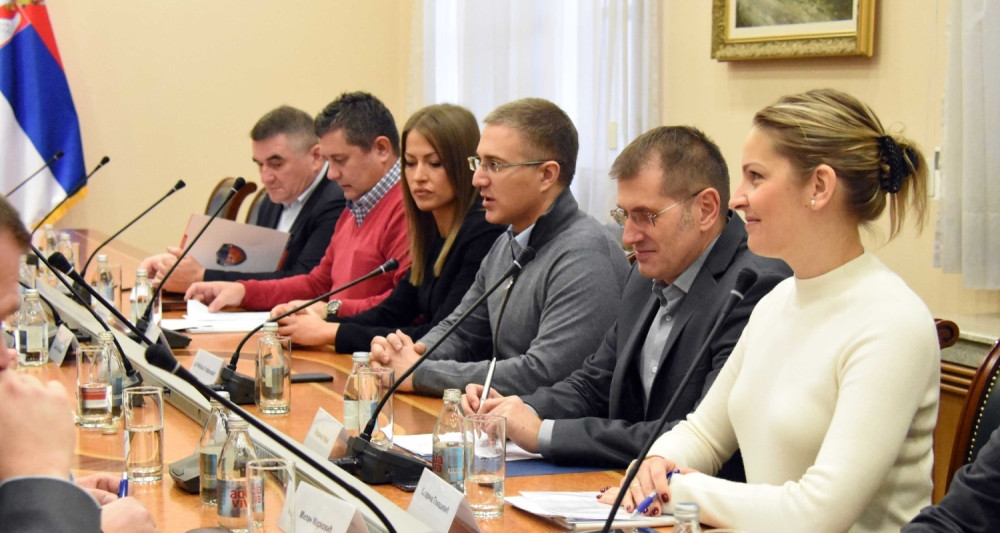 Stefanović sa predstavnicima Nezavisnog sindikata policije