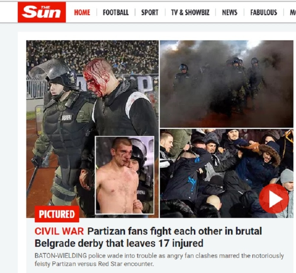 Evropa bruji o nasilju na večitom derbiju!