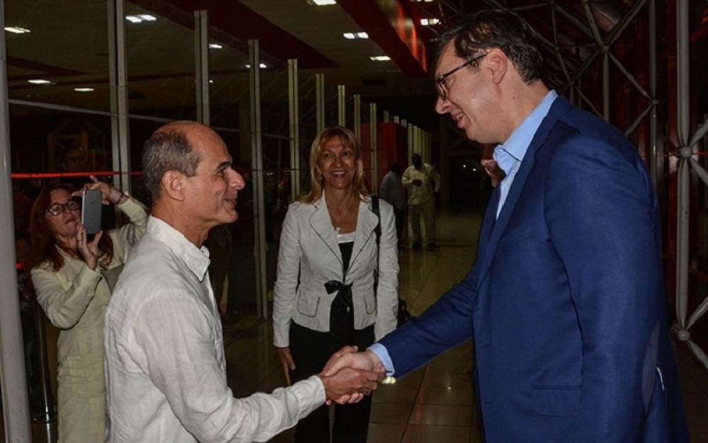 Vučić stigao na Kubu