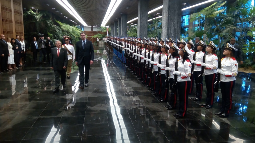 Vučić: Raul je živa legenda