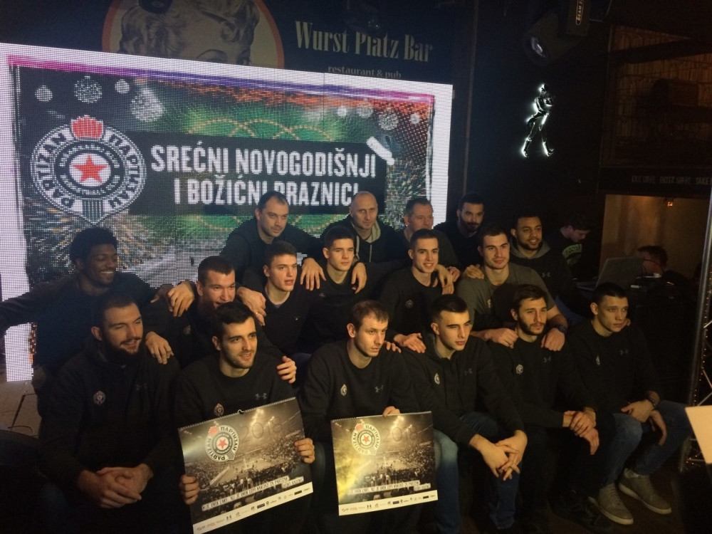 Partizan promovisao kalendar za 2018. godinu