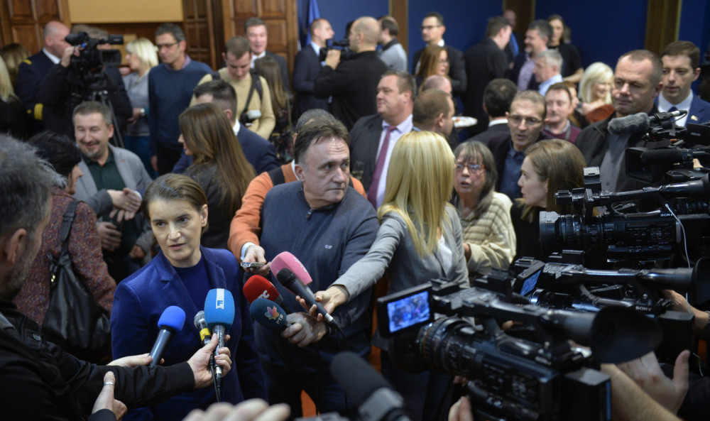 Brnabić: Vlada uvek otvorena za dijalog sa medijima