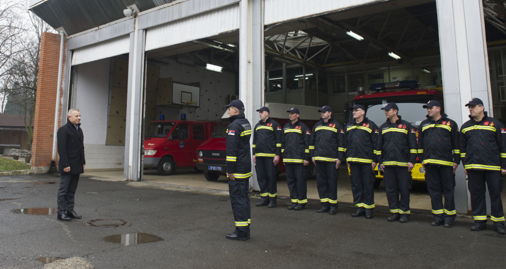 Miličković i Marić obišli vatrogasce