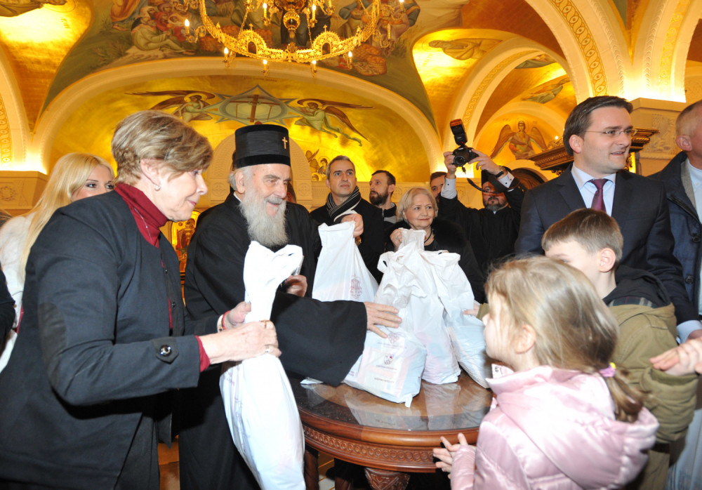 Otvoreno "Božićno seoce" kod Hrama Svetog Save