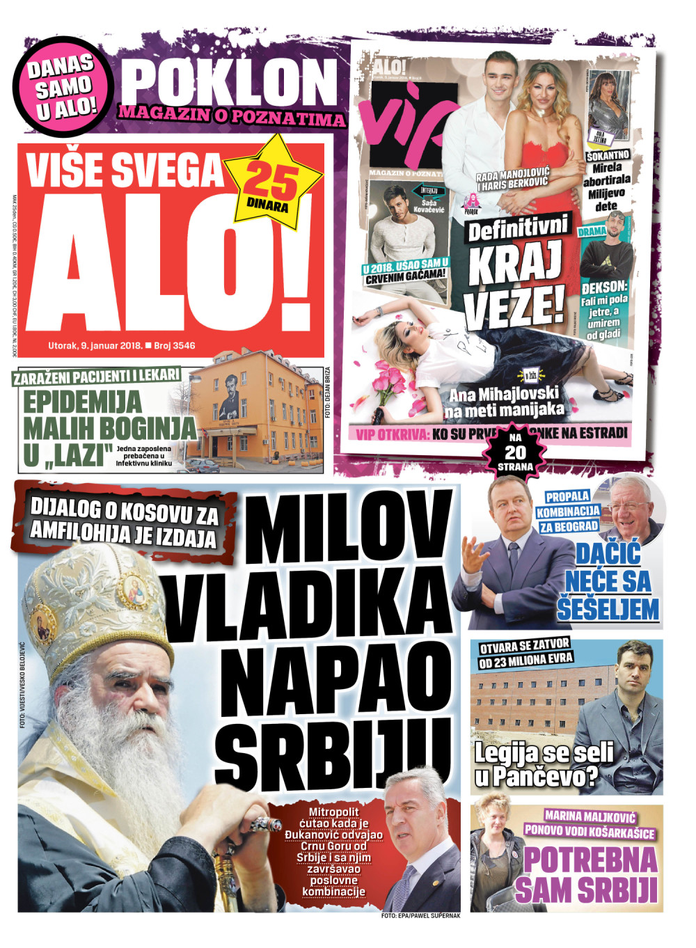 Naslovna za: 9.1.2018