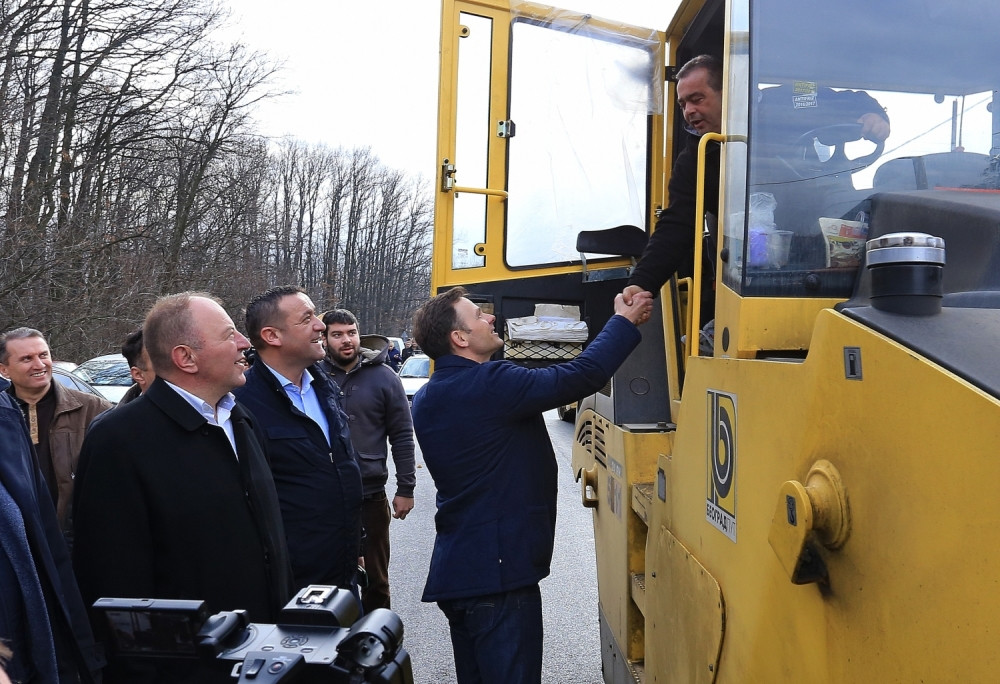 Mali obišao radove u Velikoj Moštanici (FOTO)