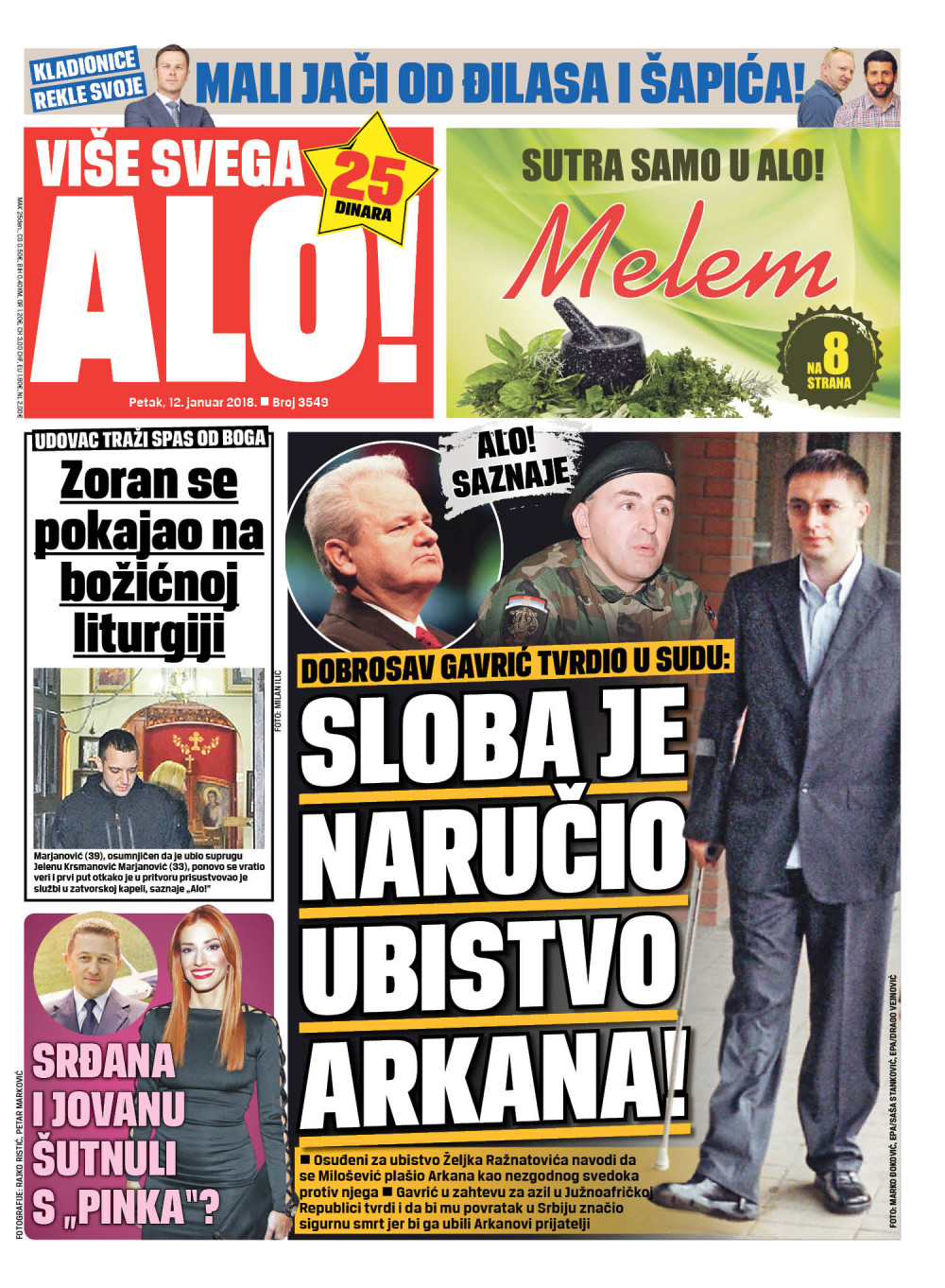 Naslovna za: 12.1.2018