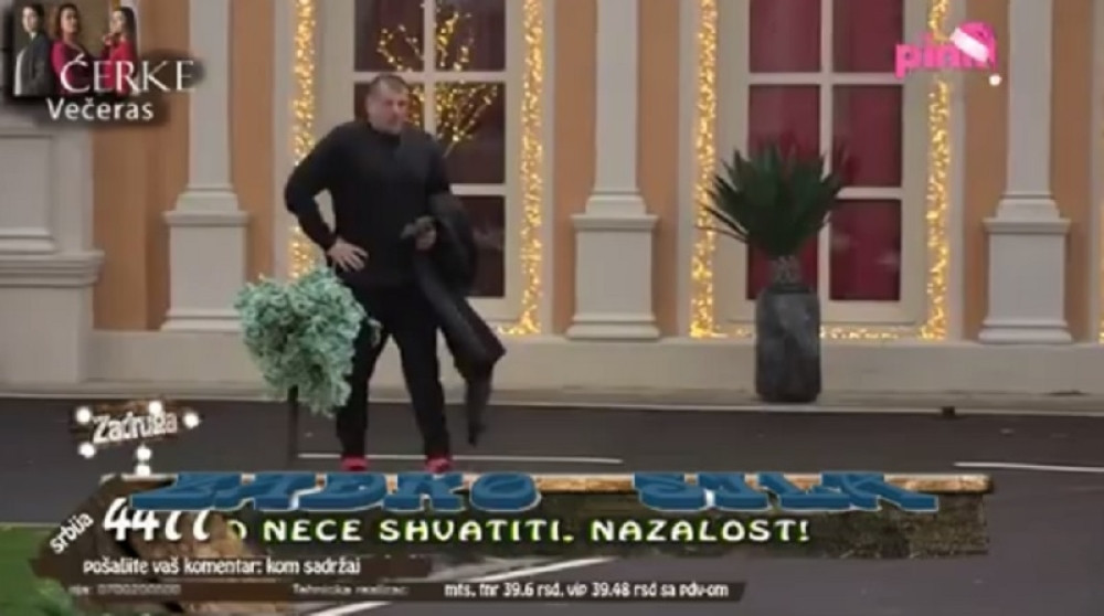 Miljan krenuo plamenom na Anu, a ona od straha napravila haos!