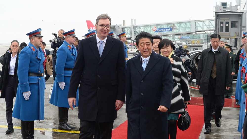 Abe završio dvodnevnu posetu Srbiji