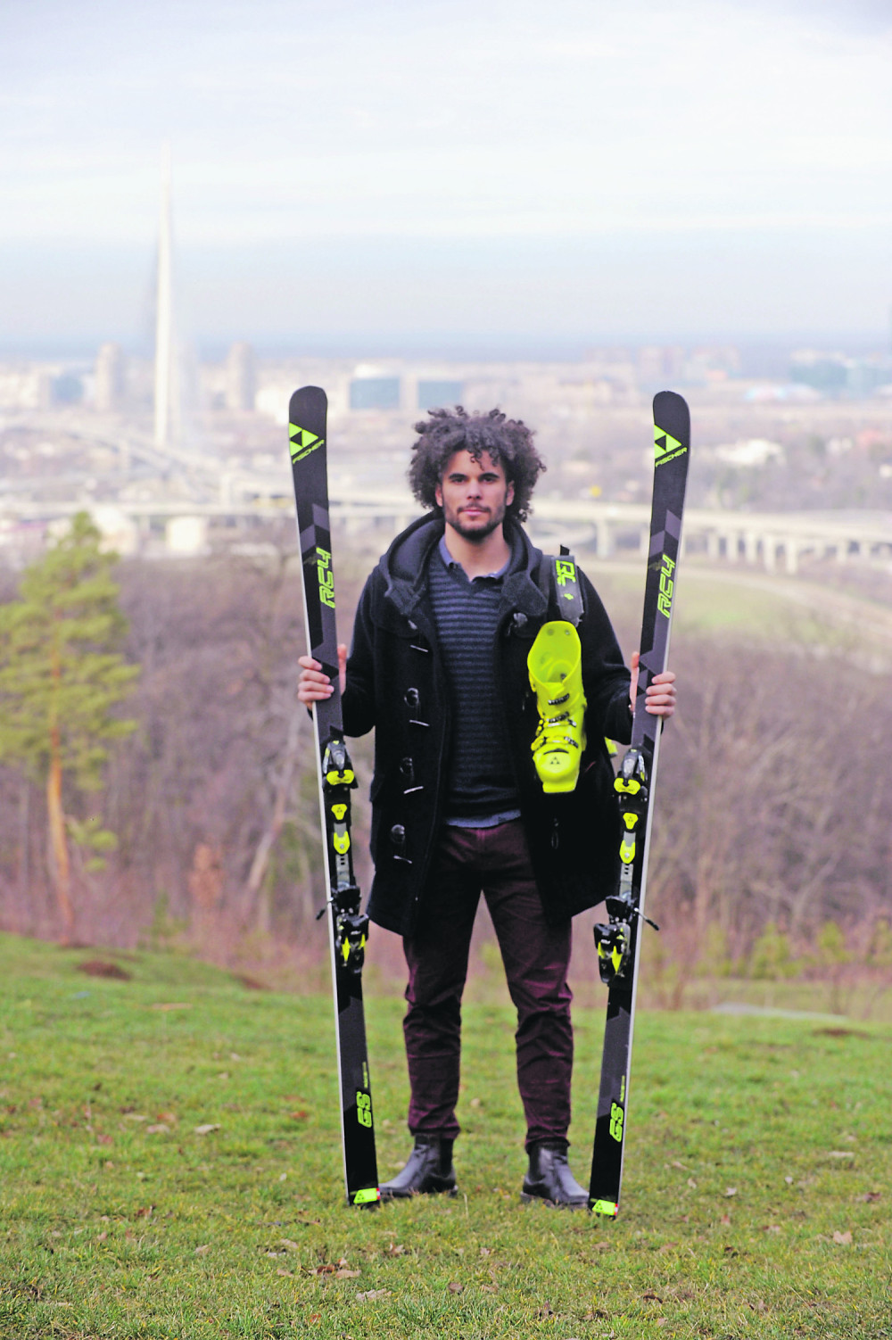 Skijaški fanatik sa beogradskog asfalta