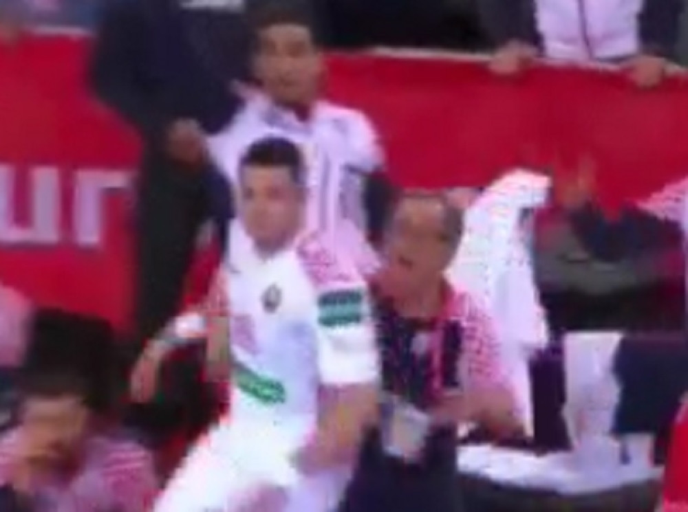 Selektor Hrvatske vukao igrača Belorusije u poslednjem napadu (VIDEO)