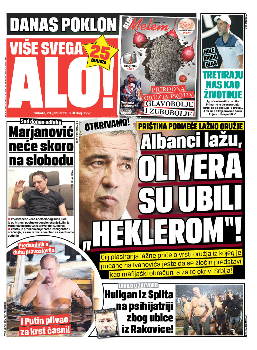 Naslovna za: 20.1.2018
