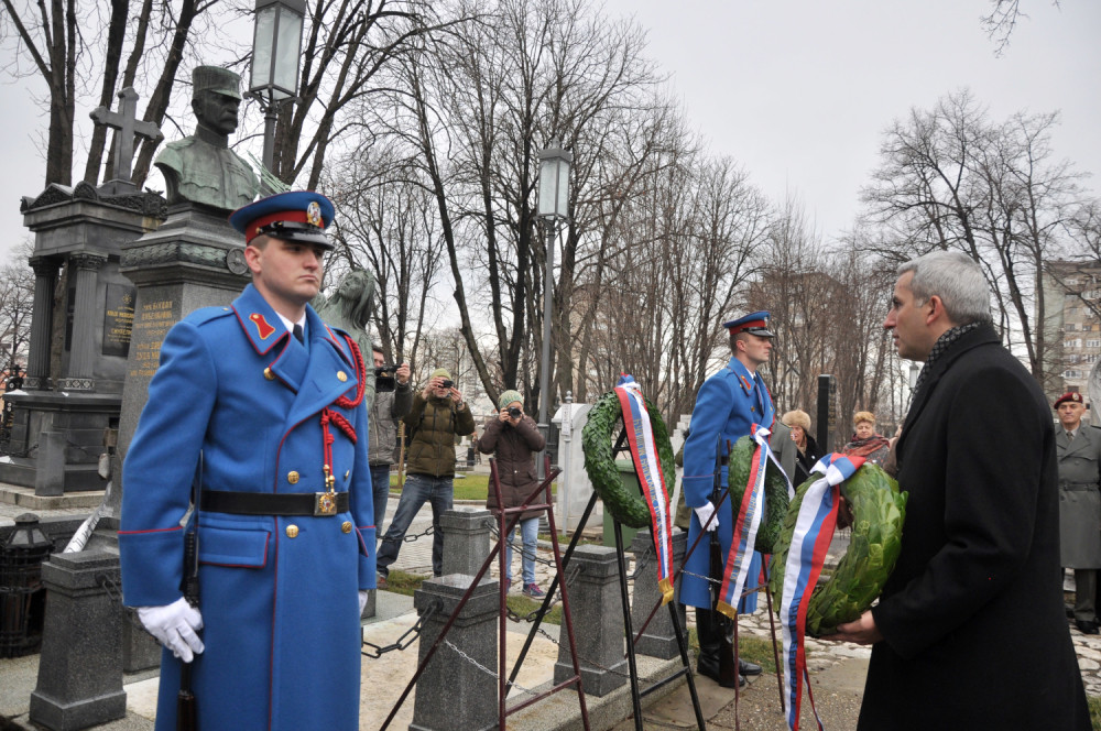 Mladenović položio vence vojvodama iz Prvog svetskog rata
