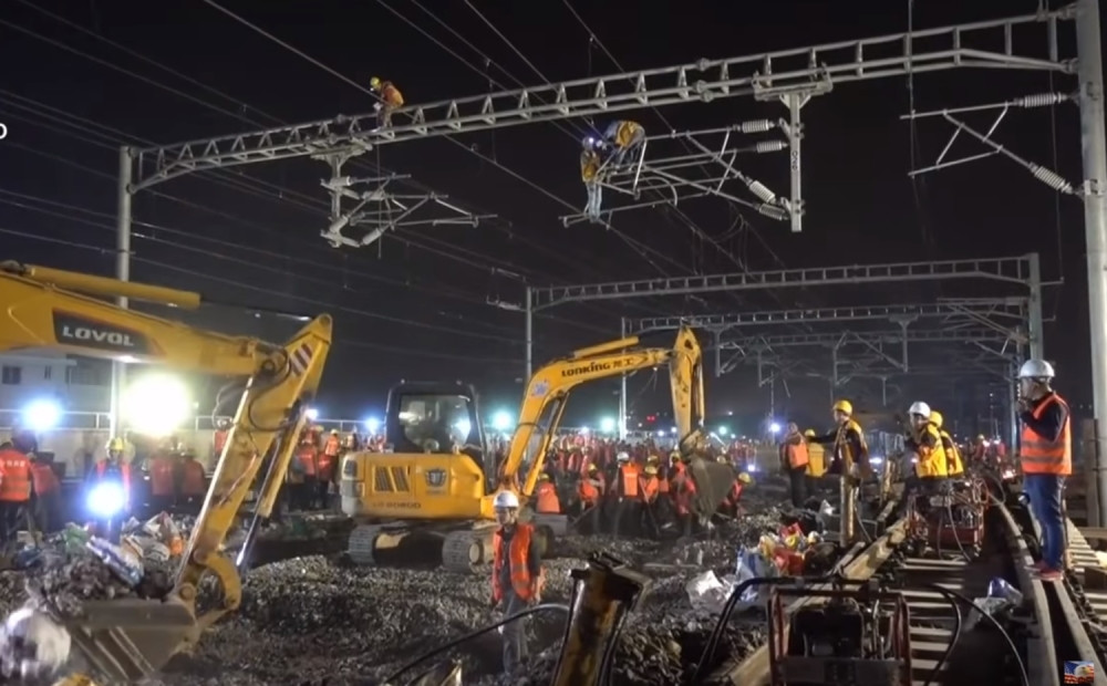 Železničku stanicu izgradili za devet sati!