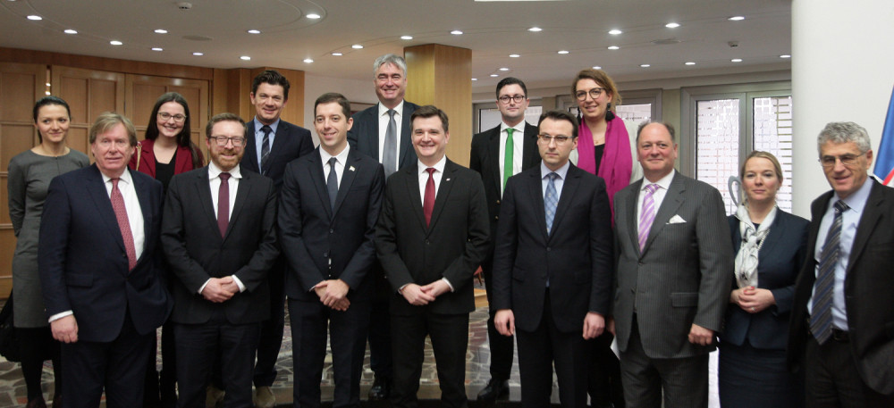 Đurić i Jovanov sa delegacijom Međunarodne demokratske unije