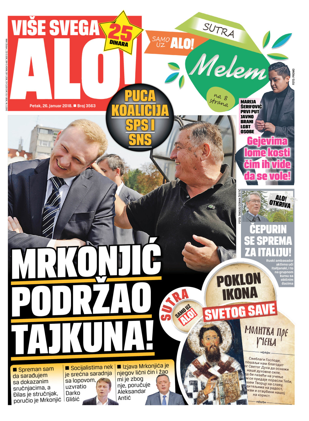 Naslovna za: 26.1.2018
