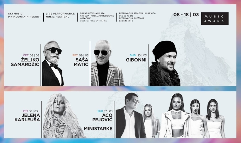 Karleuša, “Ministarke” i Aco Pejović zatvaraju žurku na Kopaoniku