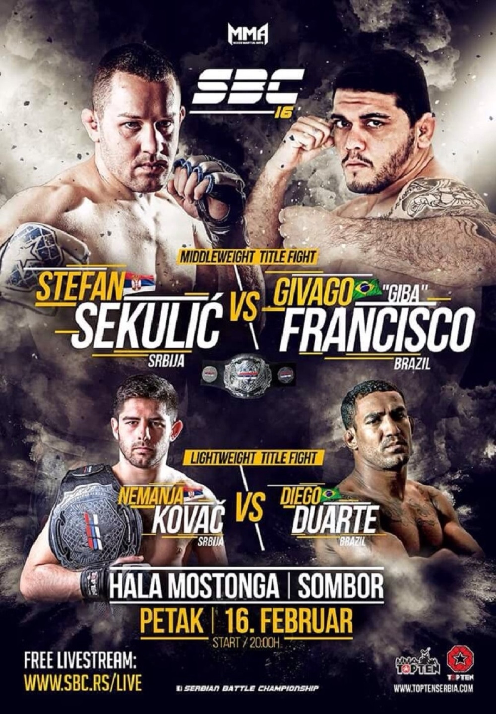 Sombor dočekuje vrhunske borce