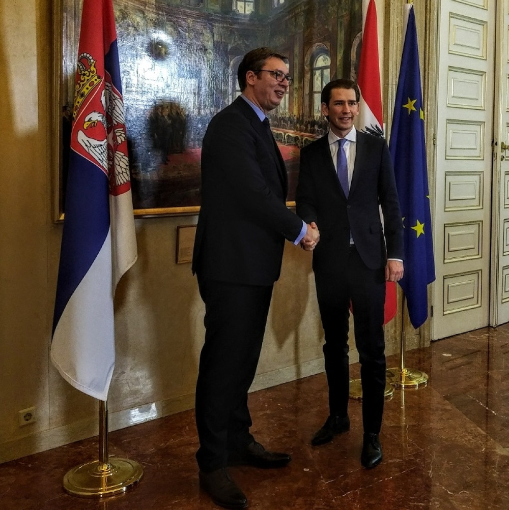 Vučić se sastao s austrijskim kancelarom (FOTO)