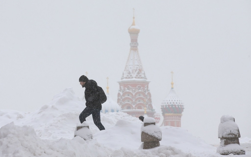 Moskva pod "Arktičkom invazijom", otkazani letovi, nema struje (FOTO+VIDEO)