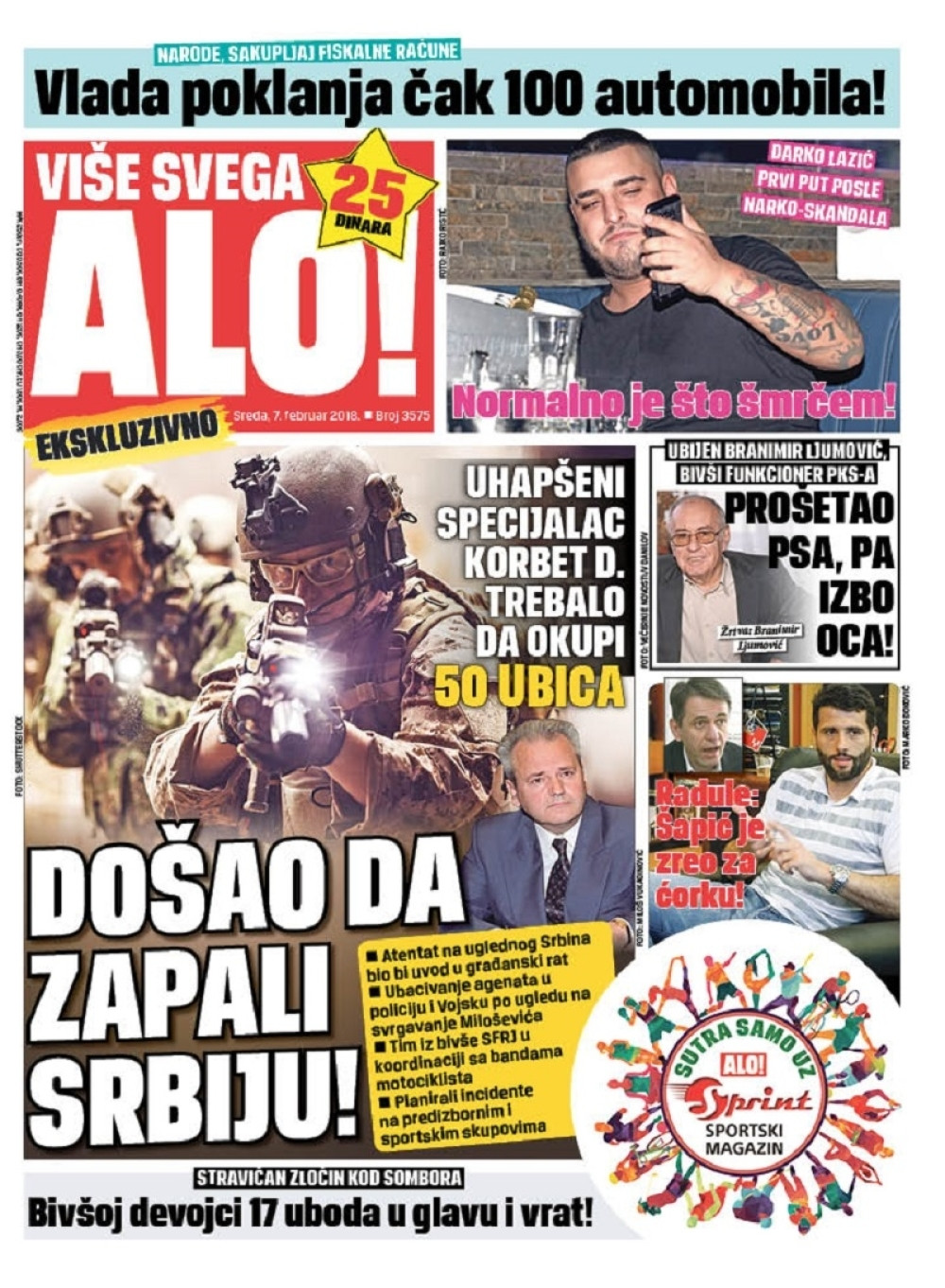 Naslovna za: 7.2.2018