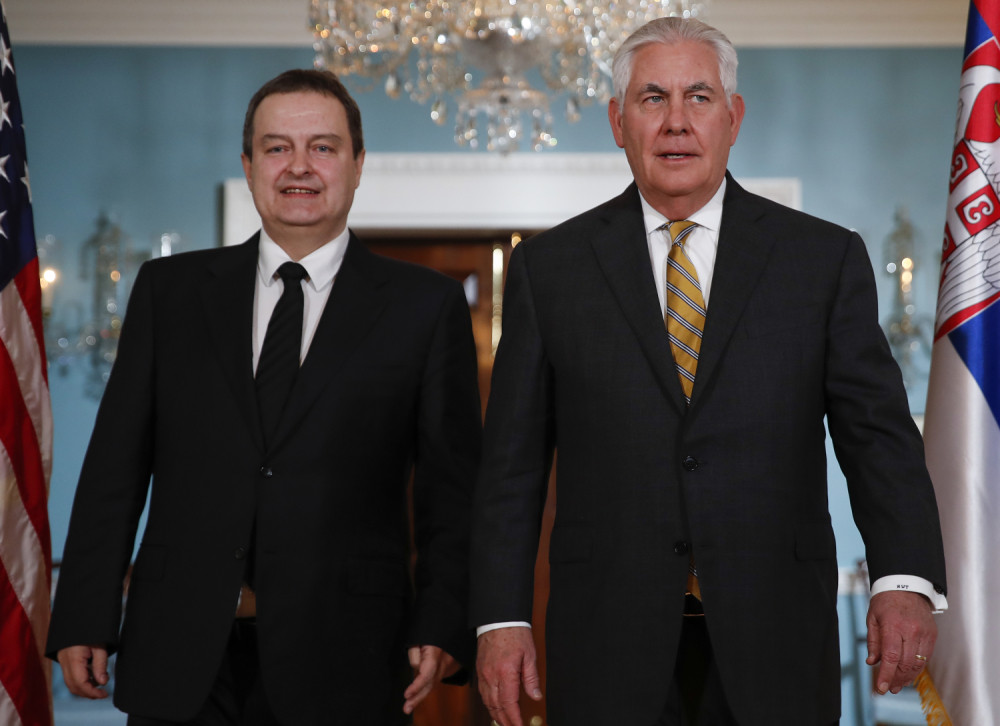 Dačić se sastao sa Tilersonom