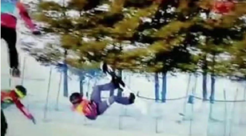 Trku obeležio stravičan pad Austrijanca