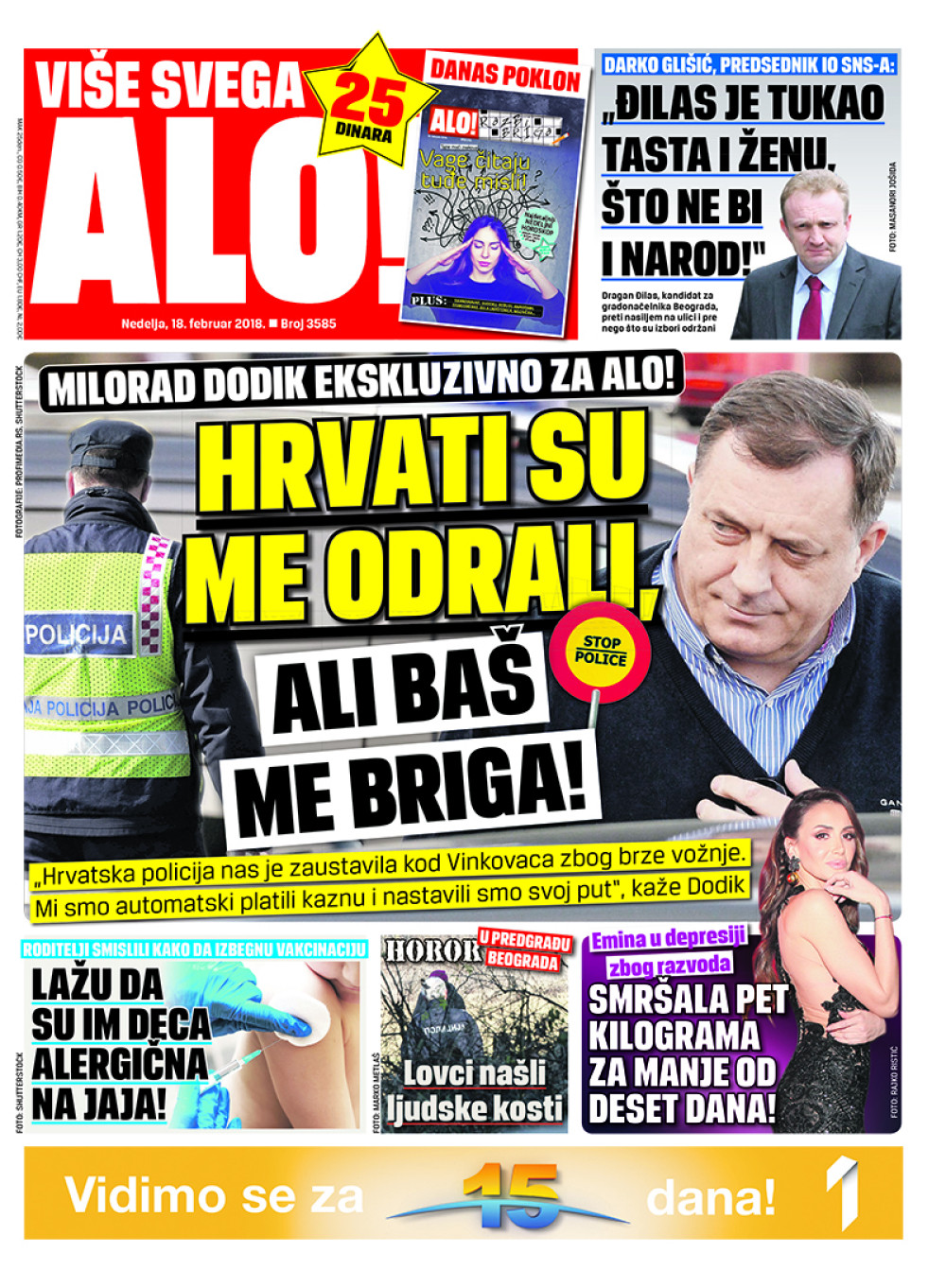 Naslovna za: 18.2.2018