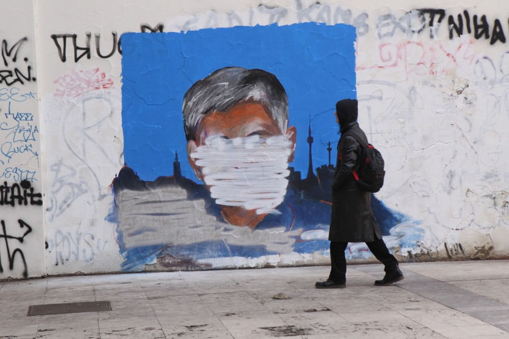 Đinđićev mural trajao dva dana