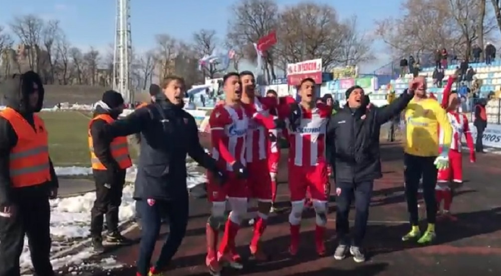 "Delije" izvukle igrače Zvezde još jednom teren, pevalo se na -9! (VIDEO)