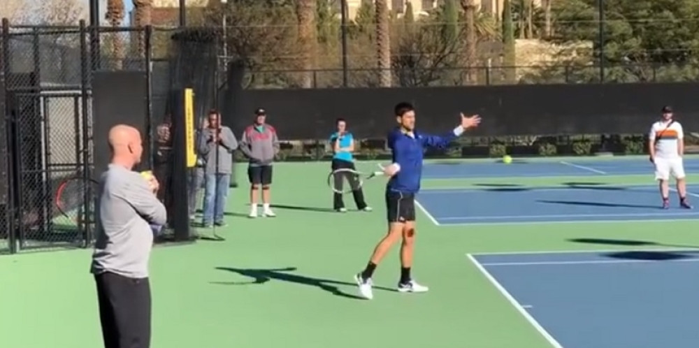 Agasi komanduje, Nole na treningu u top formi (FOTO)