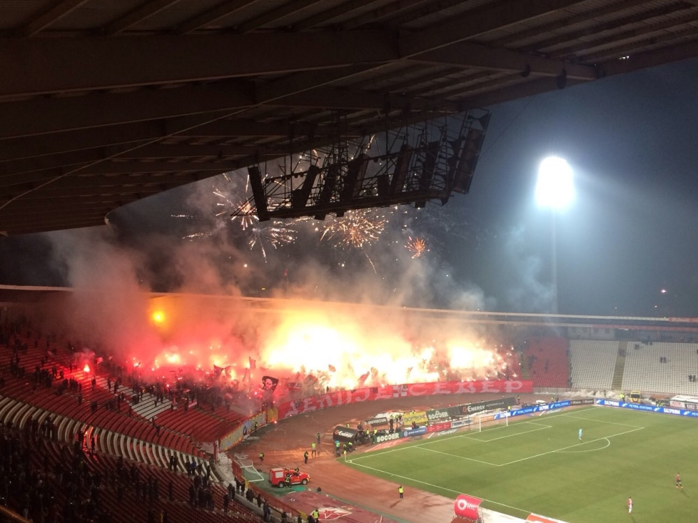 Zvezda slavila protiv Voždovca u finišu, vatromet za 73. rođendan crveno-belih! (FOTO)