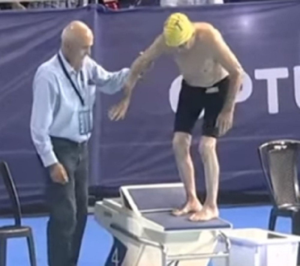 Plivač (99) postavio rekord na 50 metara, želi da uđe u Ginisa