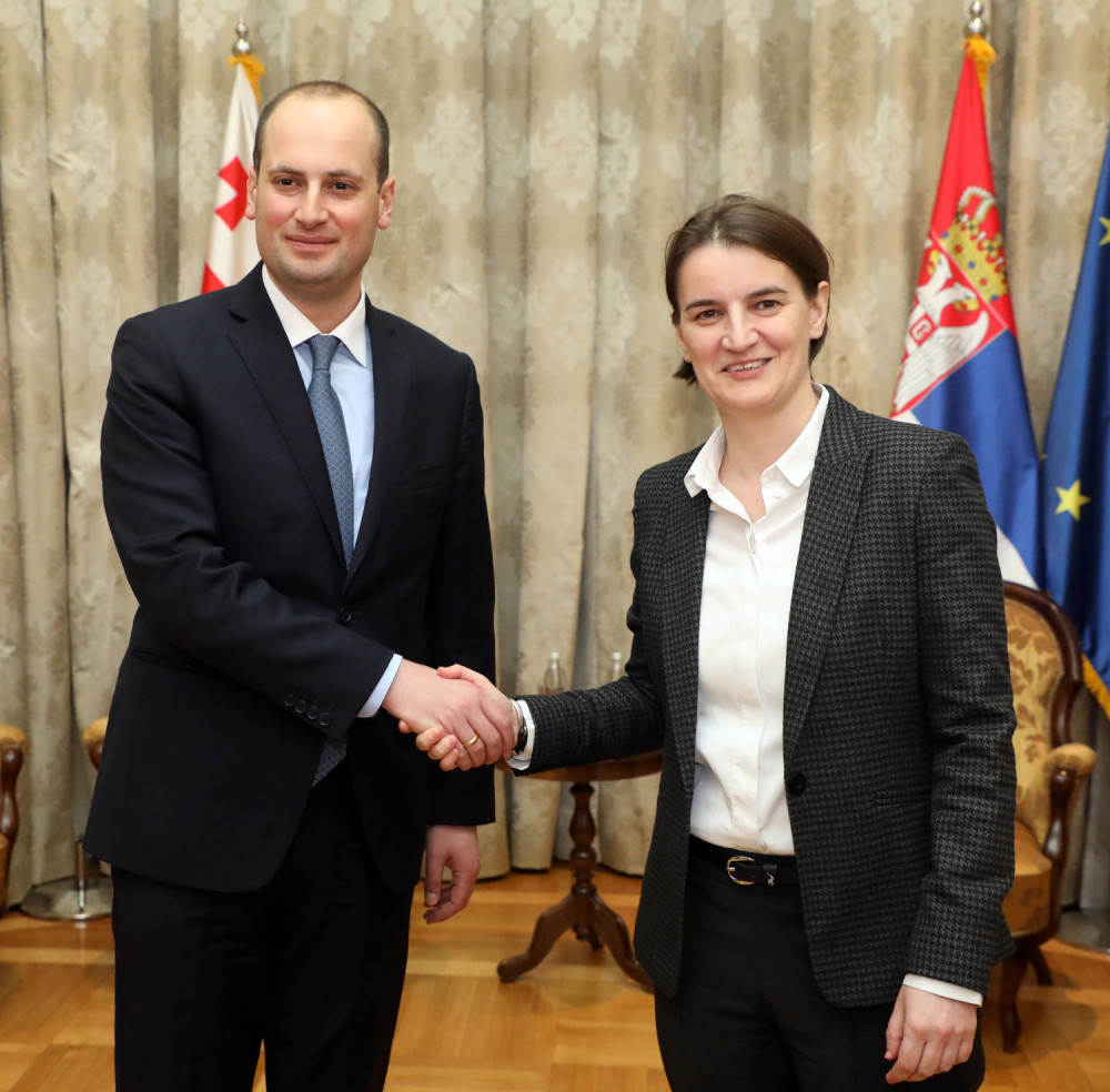 Brnabić i Džanelidze: Srbija i Gruzija prijateljske države