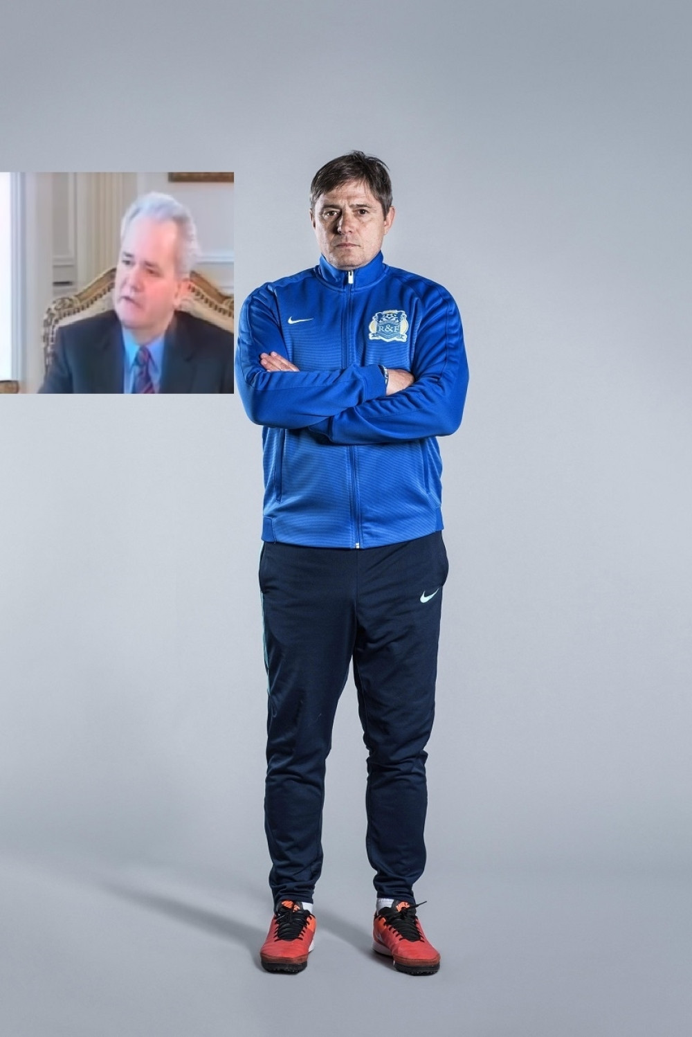 Piksi za "Alo! Sprint" objasnio zašto se fotografisao sa Slobinom slikom