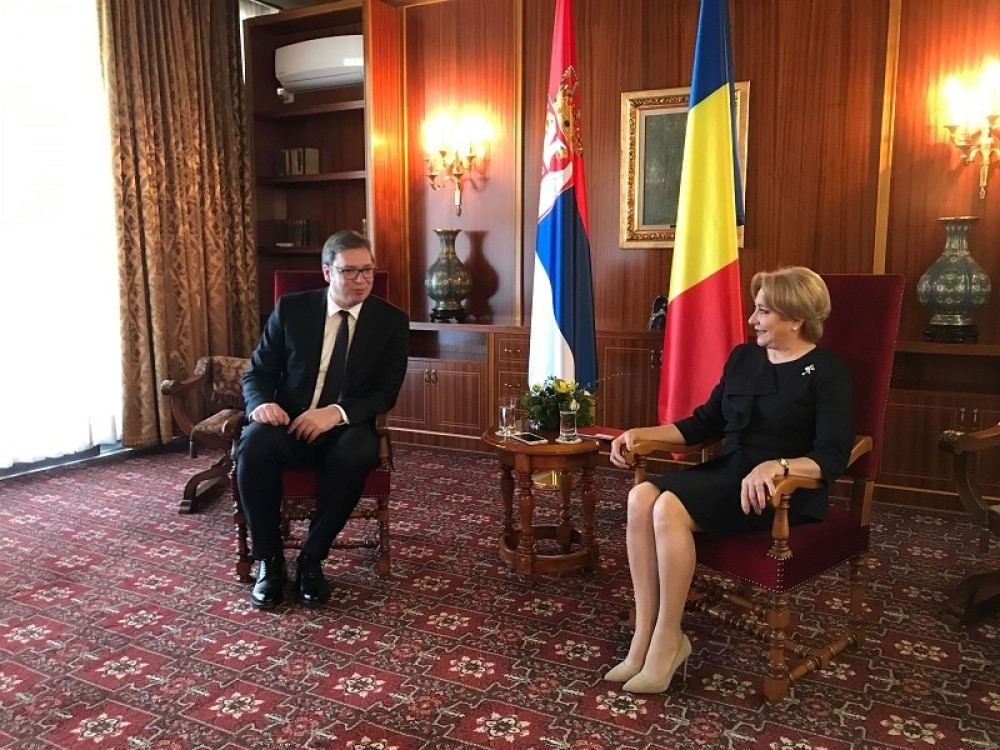 Vučić sa premijerkom Rumunije Vjorikom Danćilom