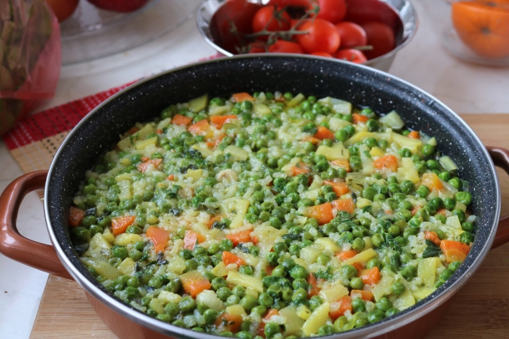 Kako spremiti posni rižoto sa graškom