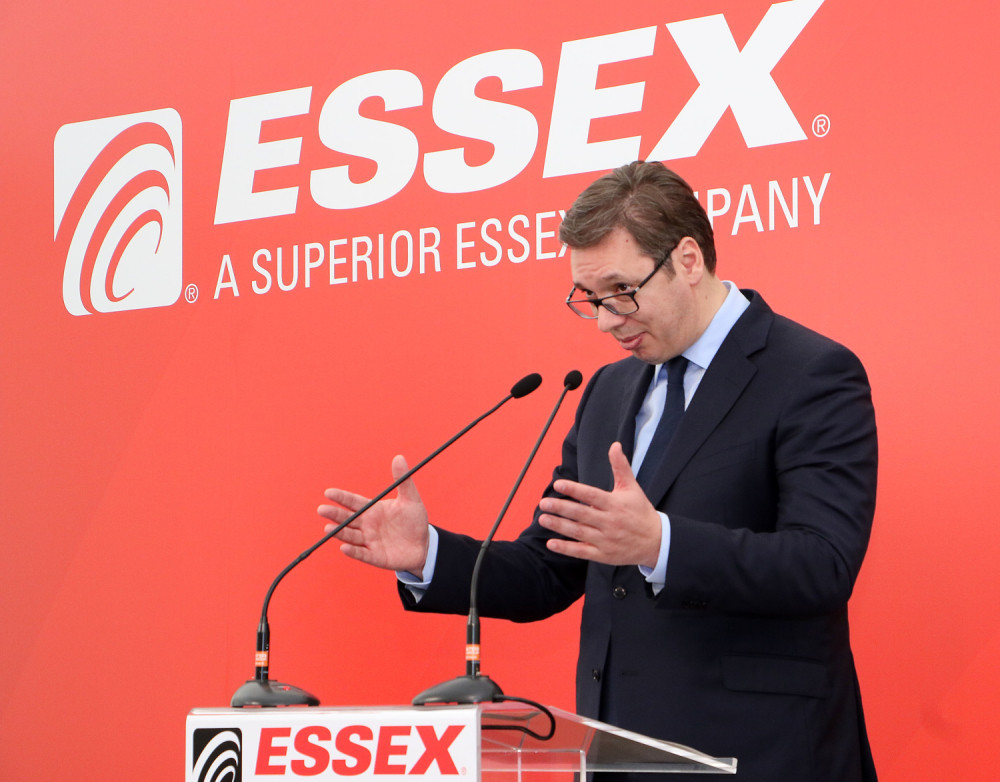 Vučić: Radna mesta i visoke plate za Zrenjanince!