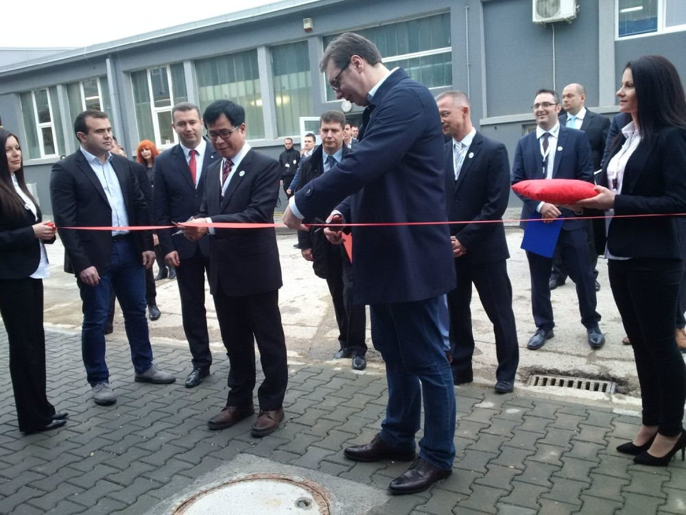 Vučić otvorio novu fabriku u Prokuplju