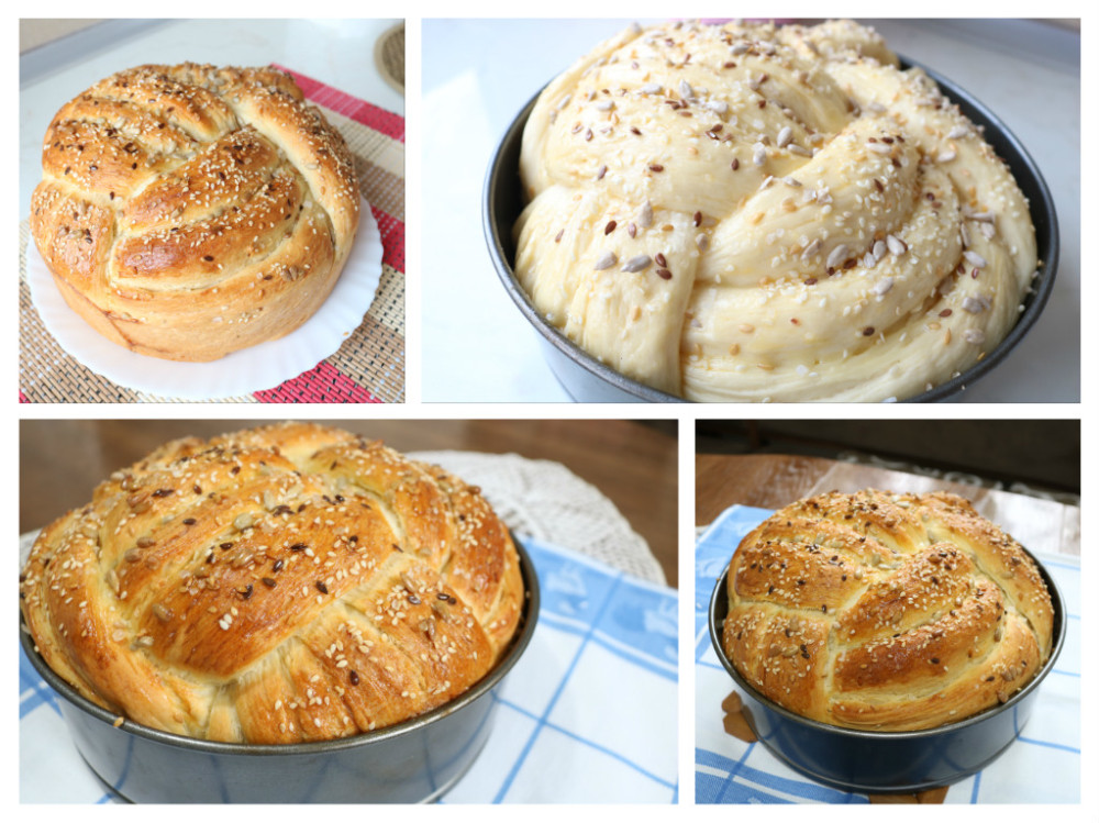 Pletena pogača sa jogurtom