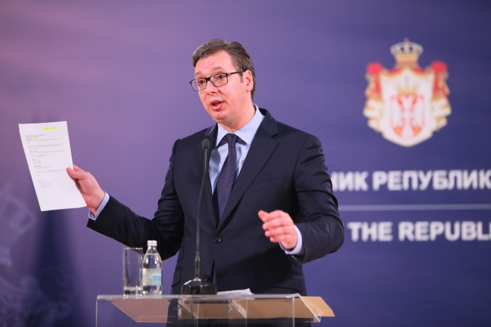 Vučić i Palmer razgovarali o Kosmetu
