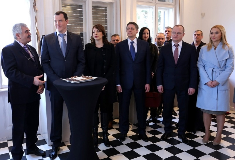 Delegacija Moskve u poseti Savskom vencu