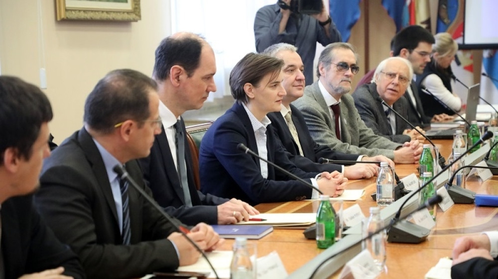 Ana Brnabić sa predstavnicima CERN-a