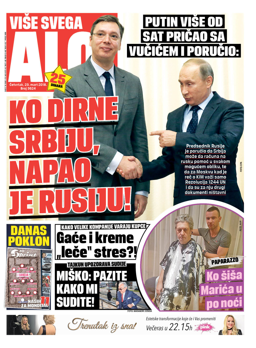 Naslovna za: 29.3.2018